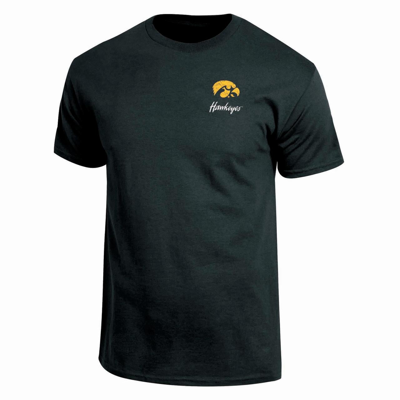 NCAA Mens Iowa Hawkeyes 2 Hit Graphic T-Shirt