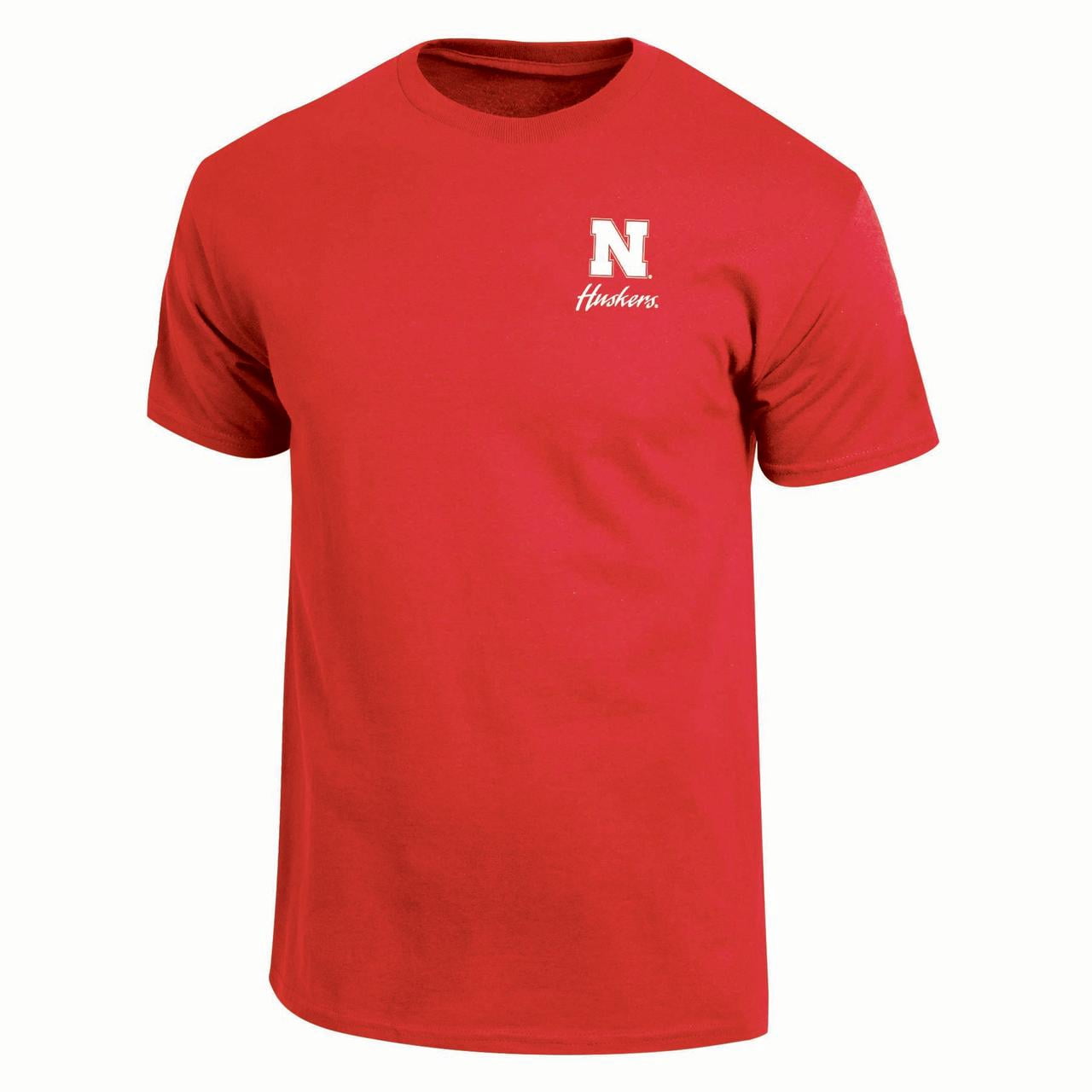 NCAA Mens Nebraska Huskers 2 Hit Graphic T-Shirt