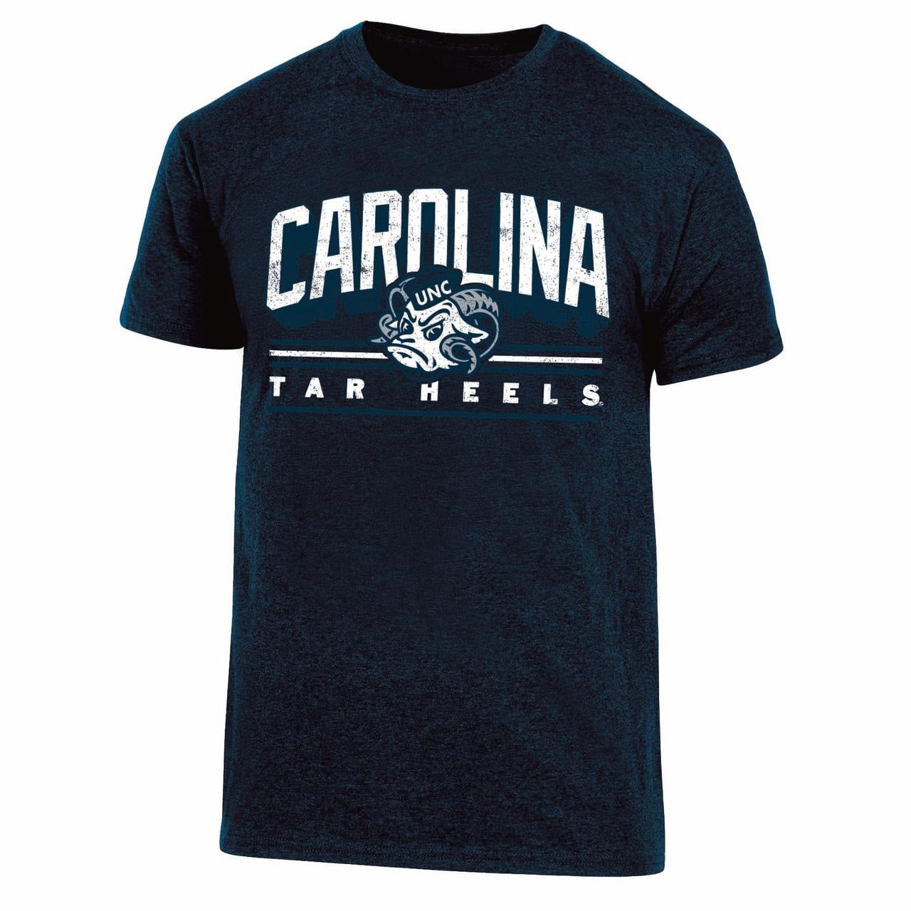 Mens NCAA North Carolina TarHeels Triblend 3-D Graphic T-Shirt