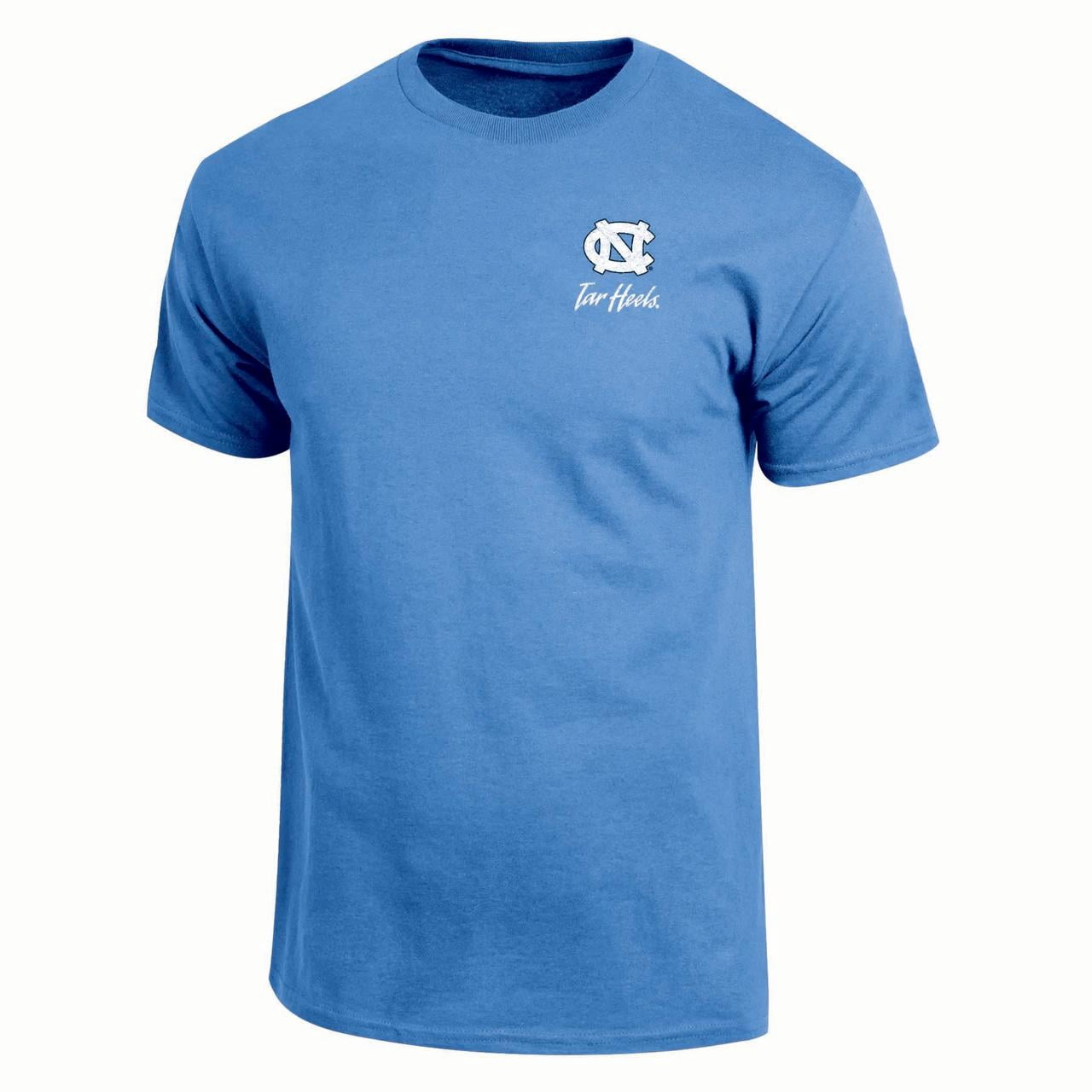 NCAA Mens North Carolina Tar Heels 2 Hit Graphic T-Shirt