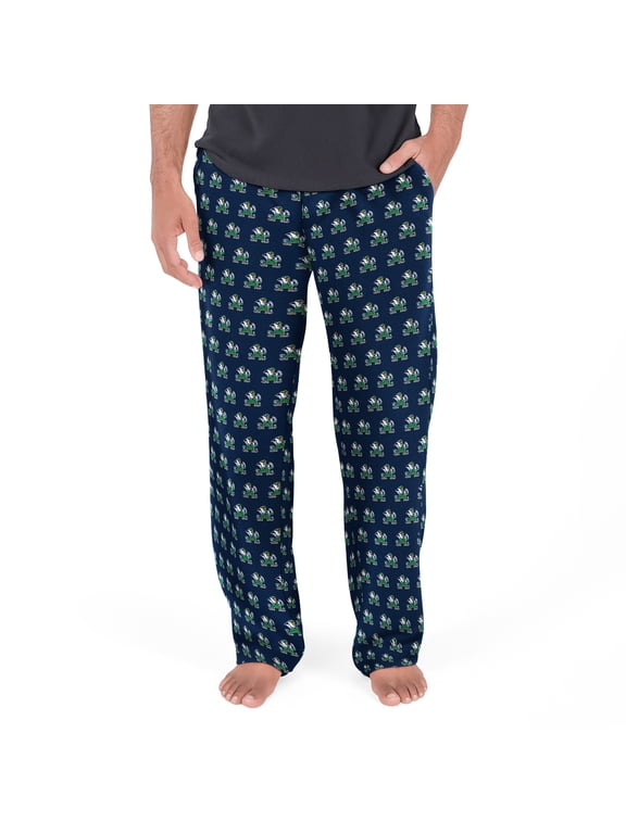 NCAA Mens Notre Dame Fighting Irish All Over Print Pajama Pants