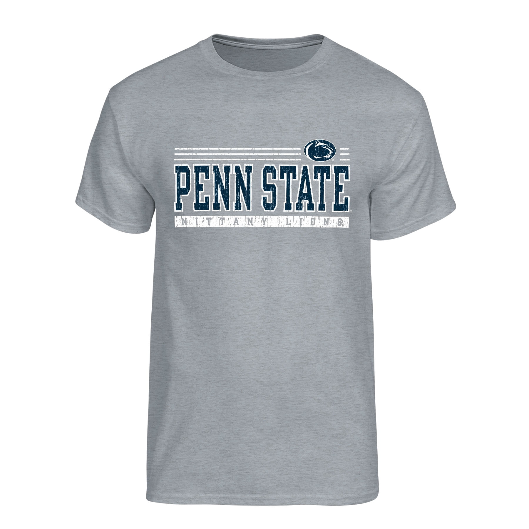 NCAA Men's Penn State Nittany Lions Heather Gray Logo T-Shirt