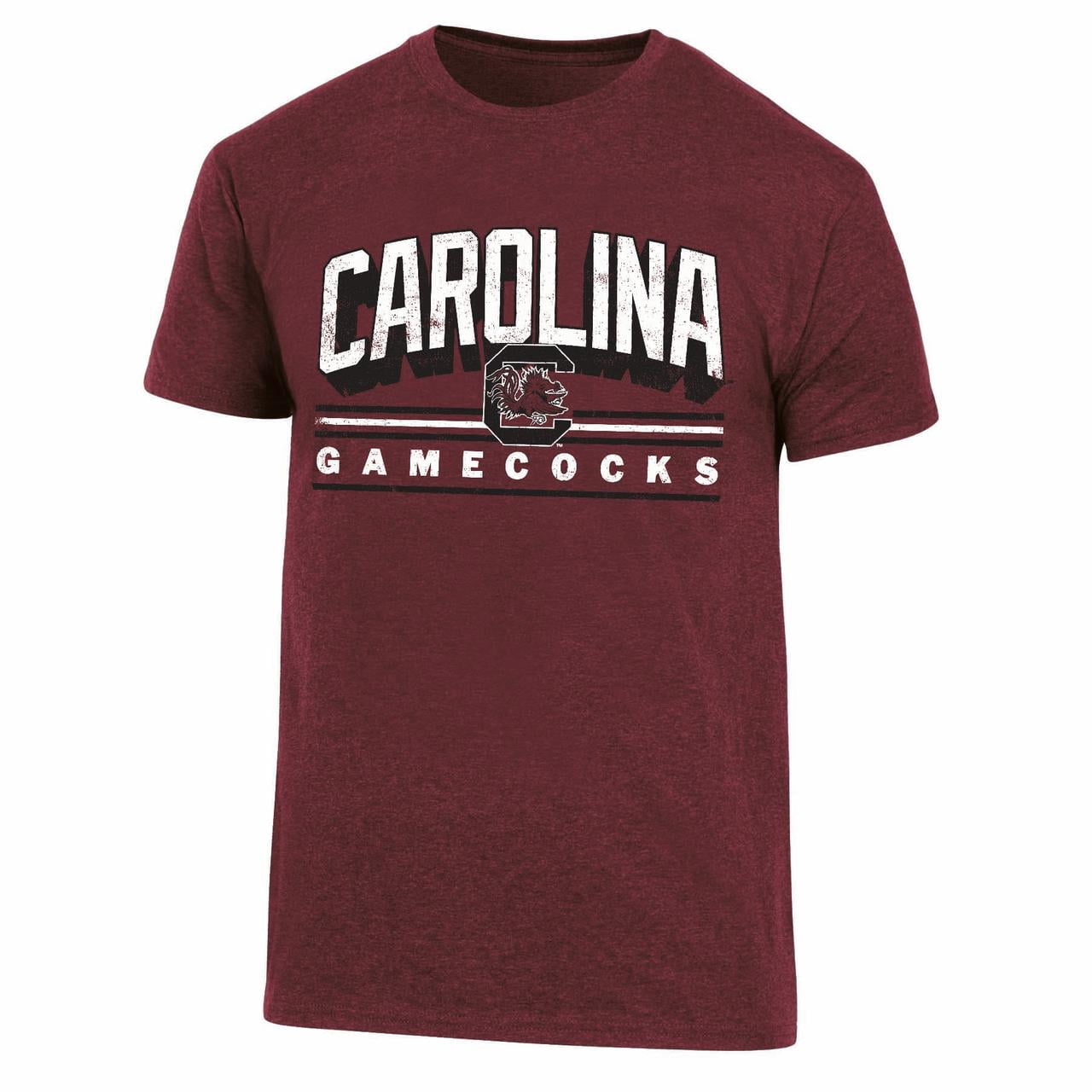 Mens NCAA South Carolina Gamecocks Triblend 3-D Graphic T-Shirt