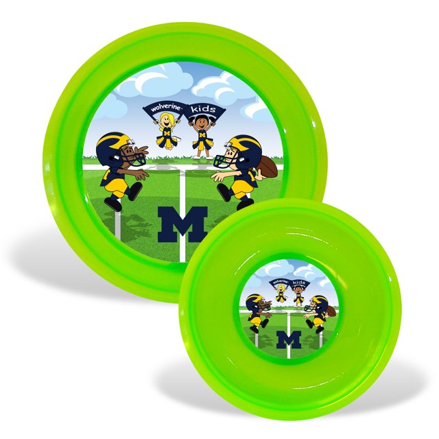 NCAA Michigan Plate & Bowl Set
