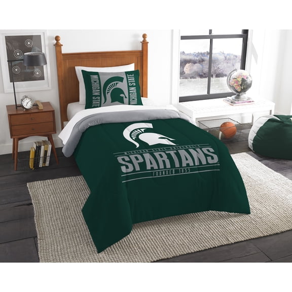 NCAA Michigan State Spartans "Modern Take" Bedding Comforter Set