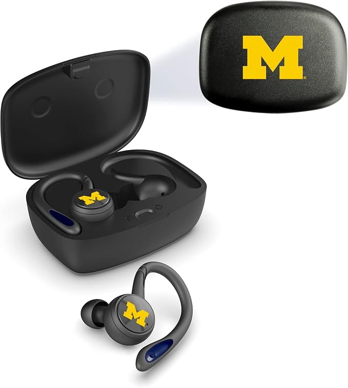 NCAA Michigan Wolverines Sport True Wirless Earbuds