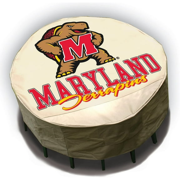 NCAA - Mr. Bar-B-Q - Round Table Cover - University of Maryland Terrapins