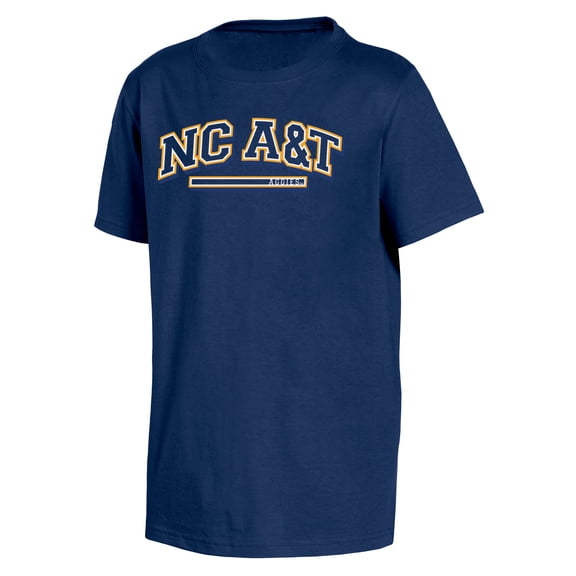 NCAA Boys' Short Sleeve Cotton T-Shirt, Officially Licensed College Team Logo Tee, Comfortable Crewneck Sports Fan Apparel