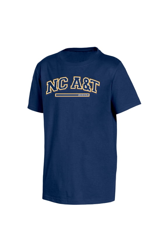 NCAA Boys' Short Sleeve Cotton T-Shirt, Officially Licensed College Team Logo Tee, Comfortable Crewneck Sports Fan Apparel