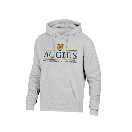 Ohio State Buckeyes NCAA Men’s Ash Heather Team Bar Logo Fleece Hoodie Sweatshirt