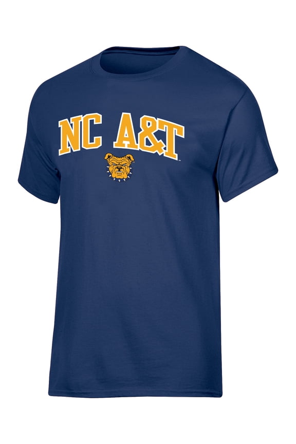 NCAA North Carolina A&T Aggies Men's Arch Over Logo Tee