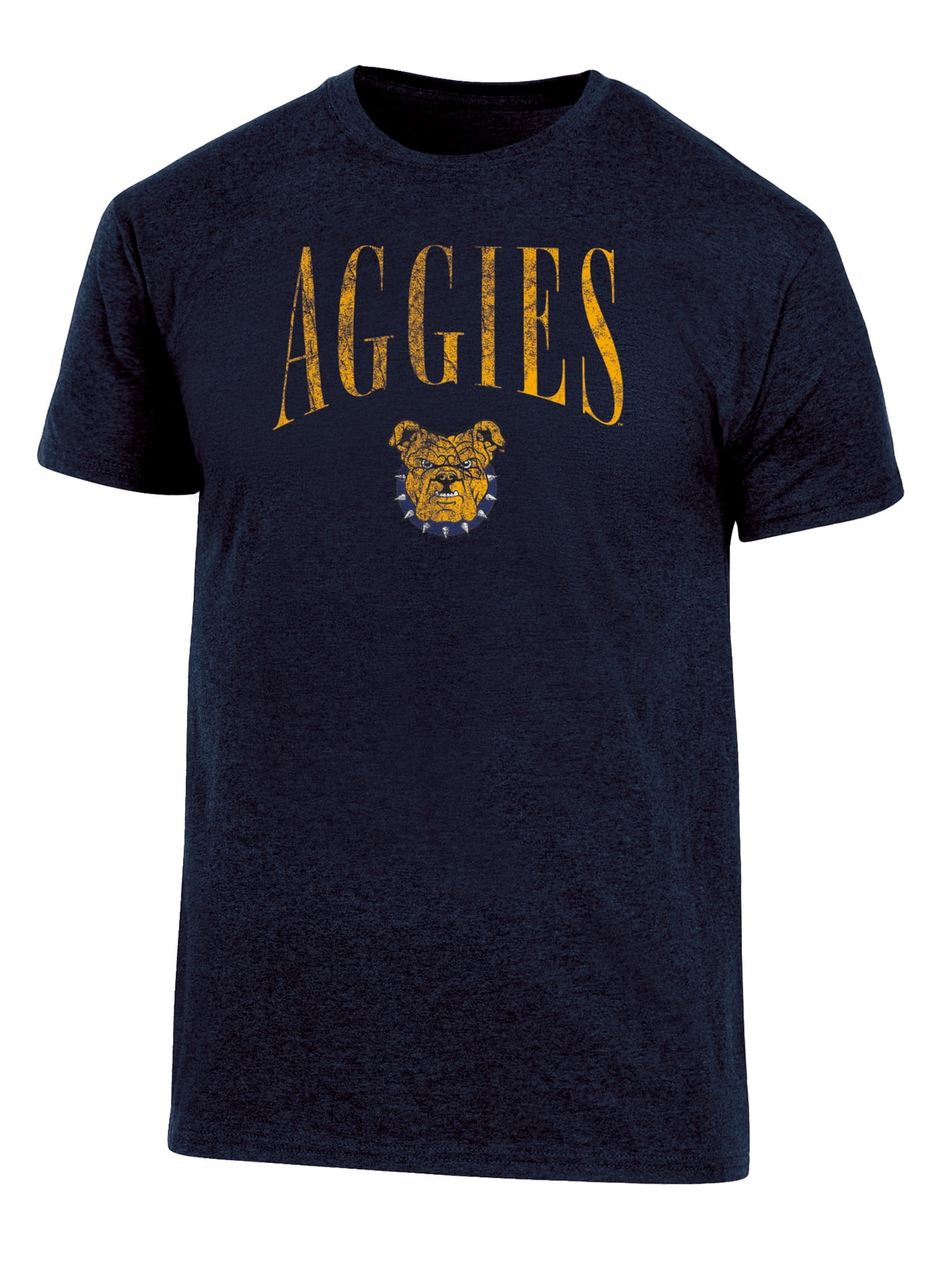 NCAA Men's North Carolina A&T Aggies Triblend Laurel Logo Tee