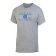 thumbnail image 1 of NCAA Men's North Carolina Tar Heels Gray Bar Logo Crewneck Tee, 1 of 2