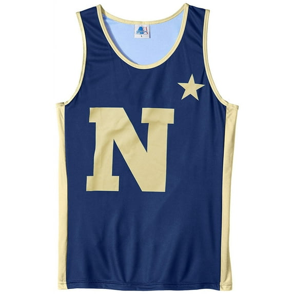 NCAA Navy RUN/TRI Singlet, Navy, XX-Large