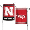 thumbnail image 1 of NCAA Nebraska Name 12" x 18" Garden Flag, 1 of 3