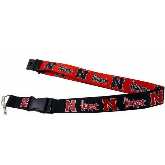 NCAA Nebraska Reversible Lanyard