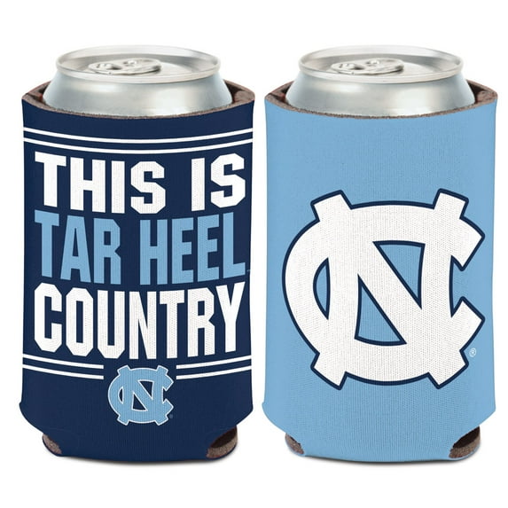 NCAA North Carolina Slogan 12oz Can Cooler, Collapsible
