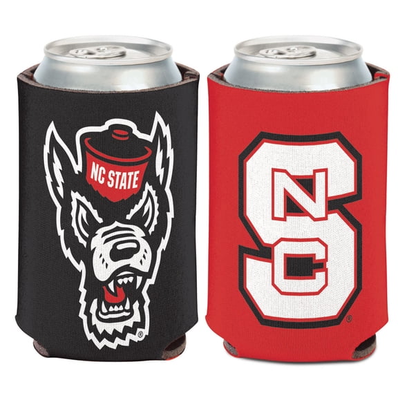 NCAA North Carolina St 2 Color 12oz Can Cooler, Collapsible