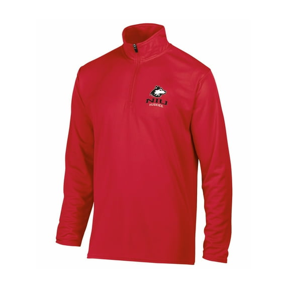 NCAA Northern Illinois Mens Primry Color Synthetic Quarter Zip Long Sleeve Pullover