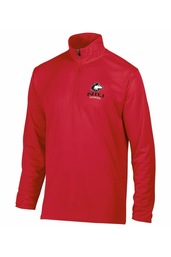 NCAA Northern Illinois Mens Primry Color Synthetic Quarter Zip Long Sleeve Pullover