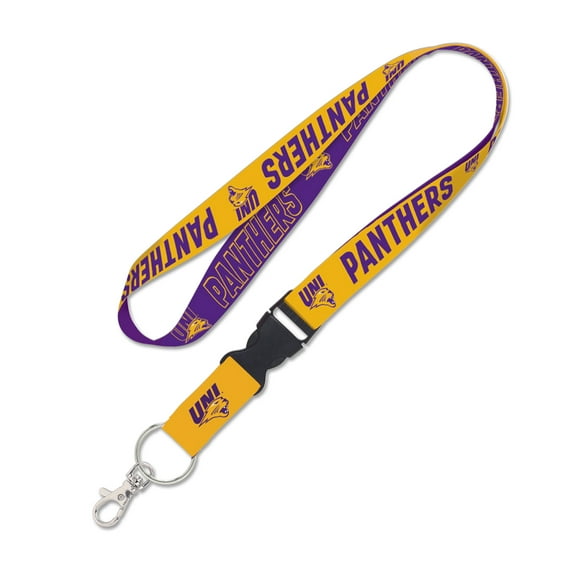 NCAA Northern Iowa Team 1" Reversible Lanyard with Buckle