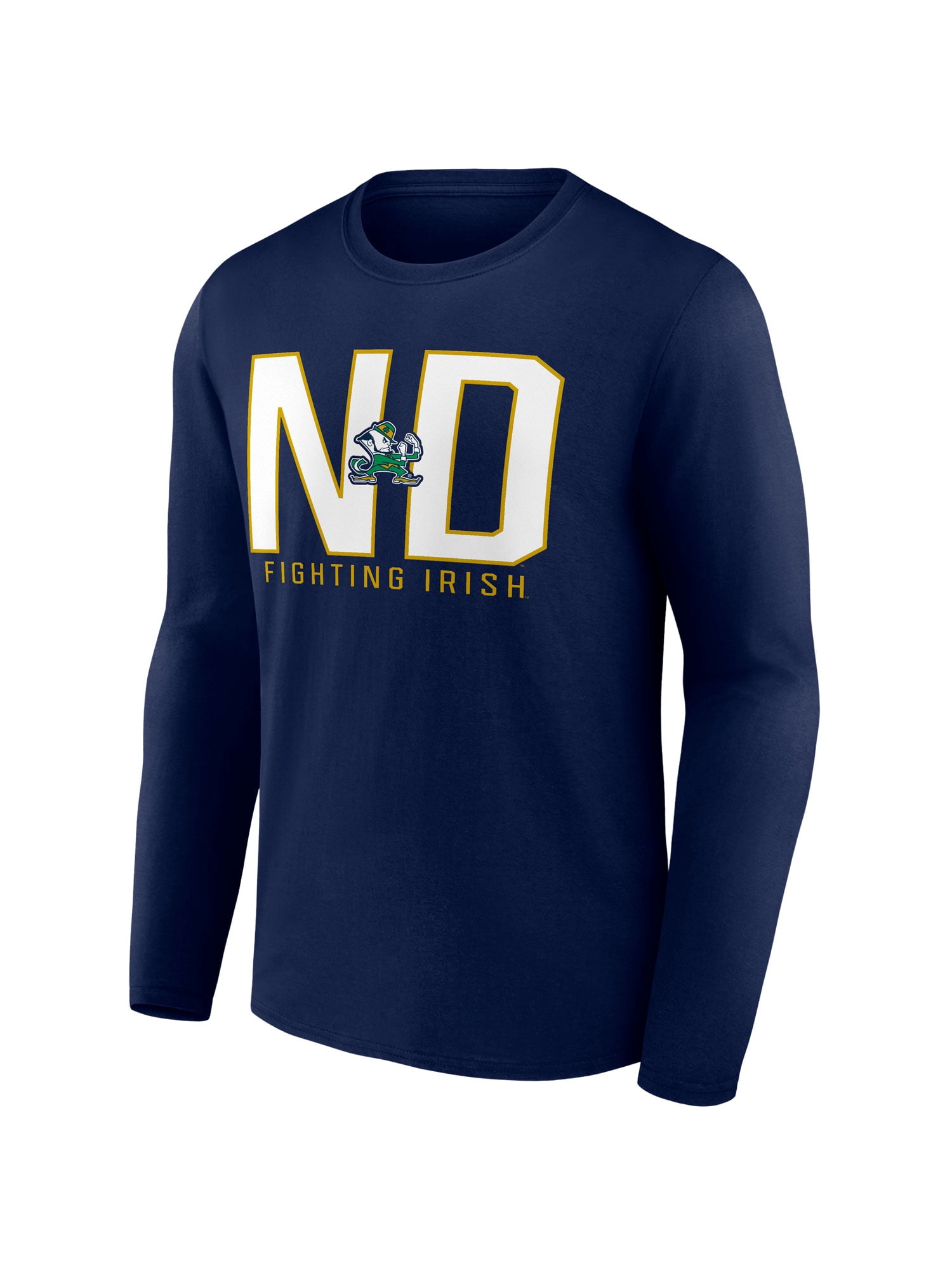 NCAA Notre Dame Fighting Irish Men's Cotton Navy Long Sleeve T-Shirt