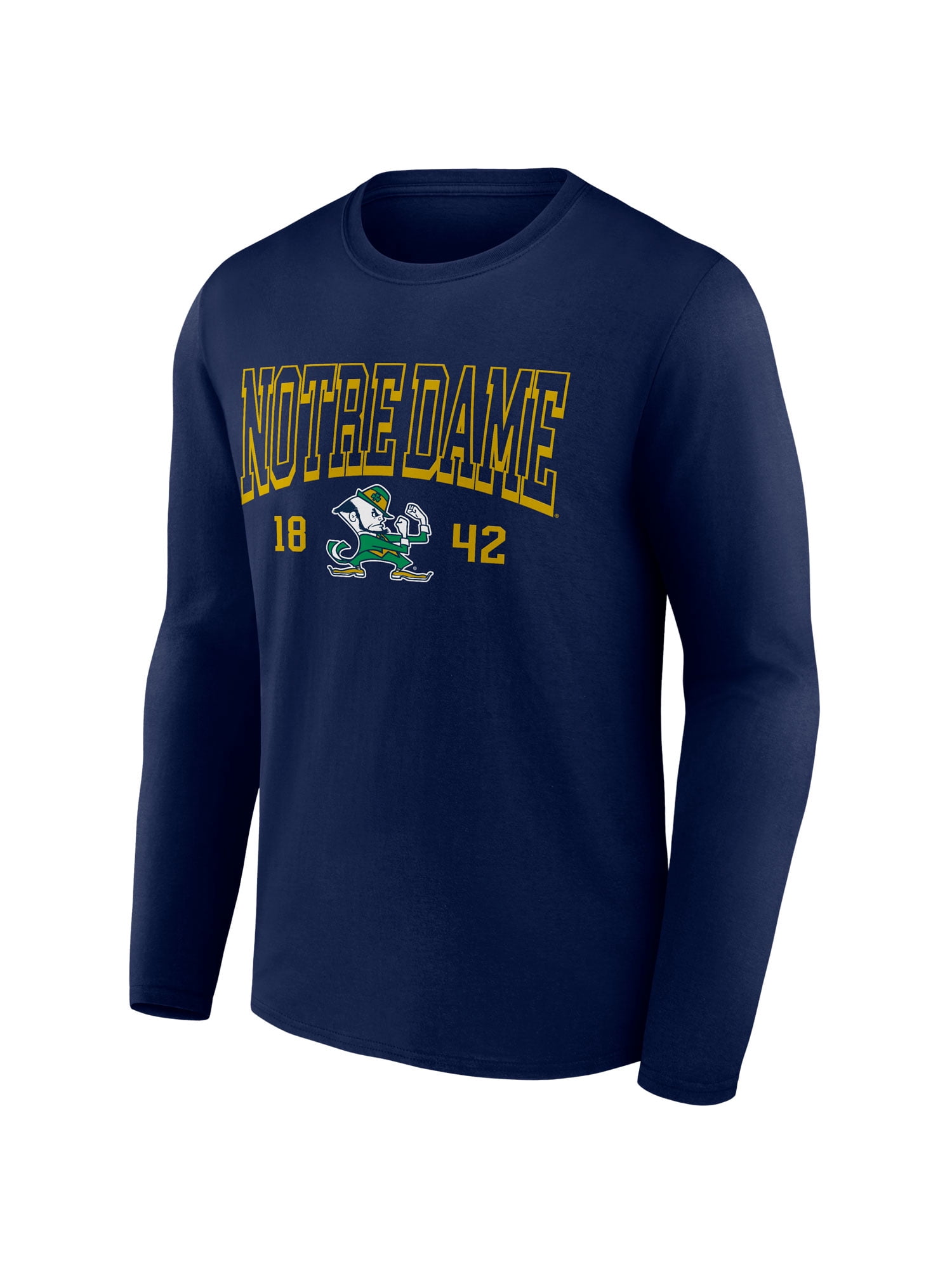 NCAA Notre Dame Fighting Irish Men's Cotton Navy Long Sleeve T-Shirt