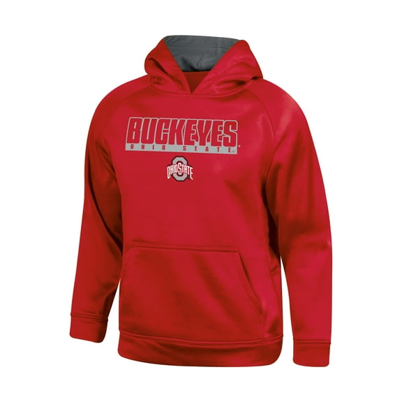 NCAA OHIO STATE Boys Primry Color Cotton Fleece HDY Stacked
