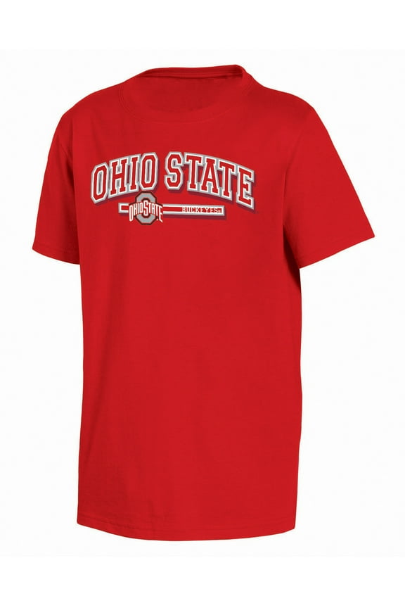 NCAA Boys' Short Sleeve Cotton T-Shirt, Officially Licensed College Team Logo Tee, Comfortable Crewneck Sports Fan Apparel