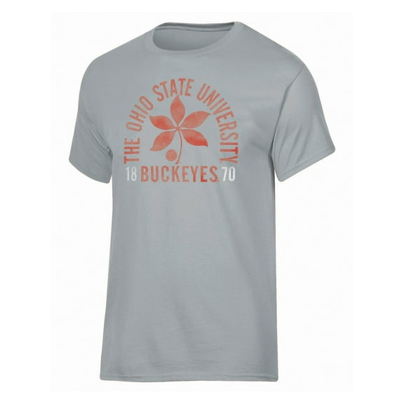 NCAA OHIO STATE Mens Altrnt Color Cotton SS TEE Arch Faded OPP