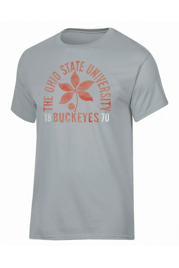 NCAA OHIO STATE Mens Altrnt Color Cotton SS TEE Arch Faded OPP