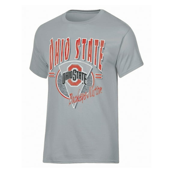 NCAA OHIO STATE Mens Altrnt Color Cotton SS TEE Distressed 90's OPP