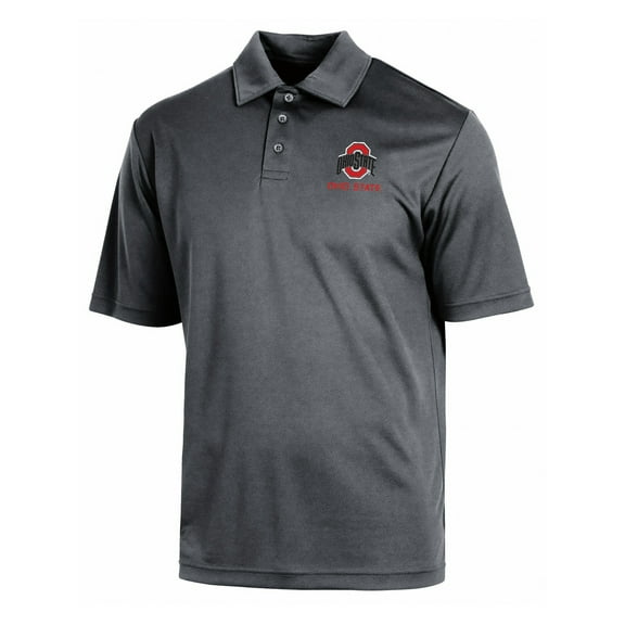 NCAA OHIO STATE Mens Grey Color Synthetic POLO Primary OPP