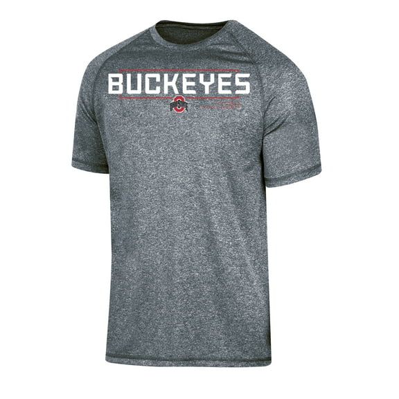 NCAA OHIO STATE Mens Grey Color Synthetic SS TEE Boxed