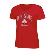 NCAA OHIO STATE Womens Primry Color Cotton SS TEE Chain Arch Over OPP