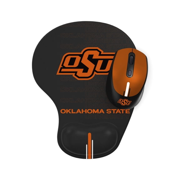 NCAA, OKLAHOMA STATE, MOUSE WITH MOUSEPAD, BOX