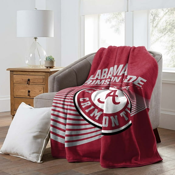 NCAA Officially Licensed Alabama Crimson Tide 60" x 80" Raschel Throw Blanket
