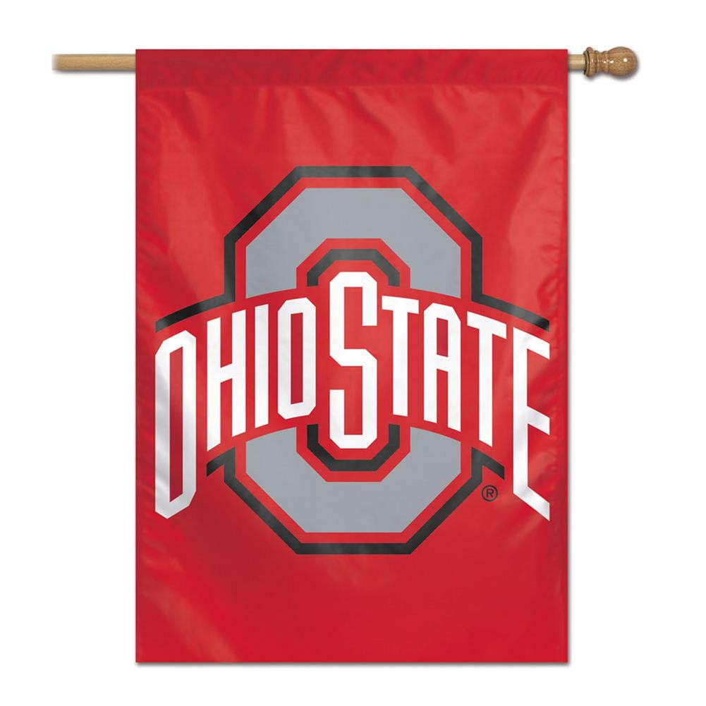 Wincraft NCAA Ohio State University Zaunschild Aus Holz – Offiziell Lizenziert, Retro-Design | 20,3 Cm