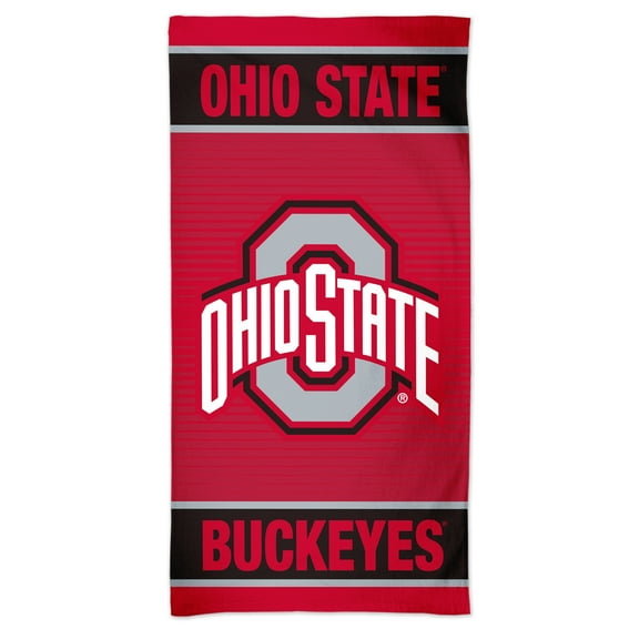 NCAA Ohio State Team Graphics 30" x 60" Beach Towel
