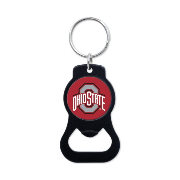 NCAA Ohio State Team Round Bottle Opener Keyring