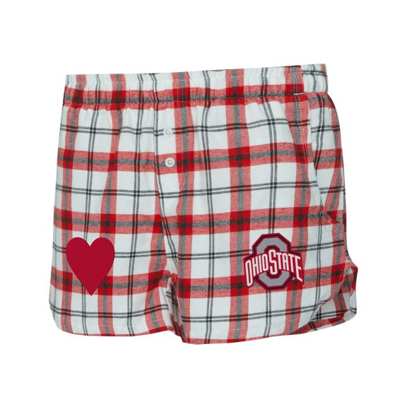 NCAA Ohio State Buckeyes Womens Flannel Short