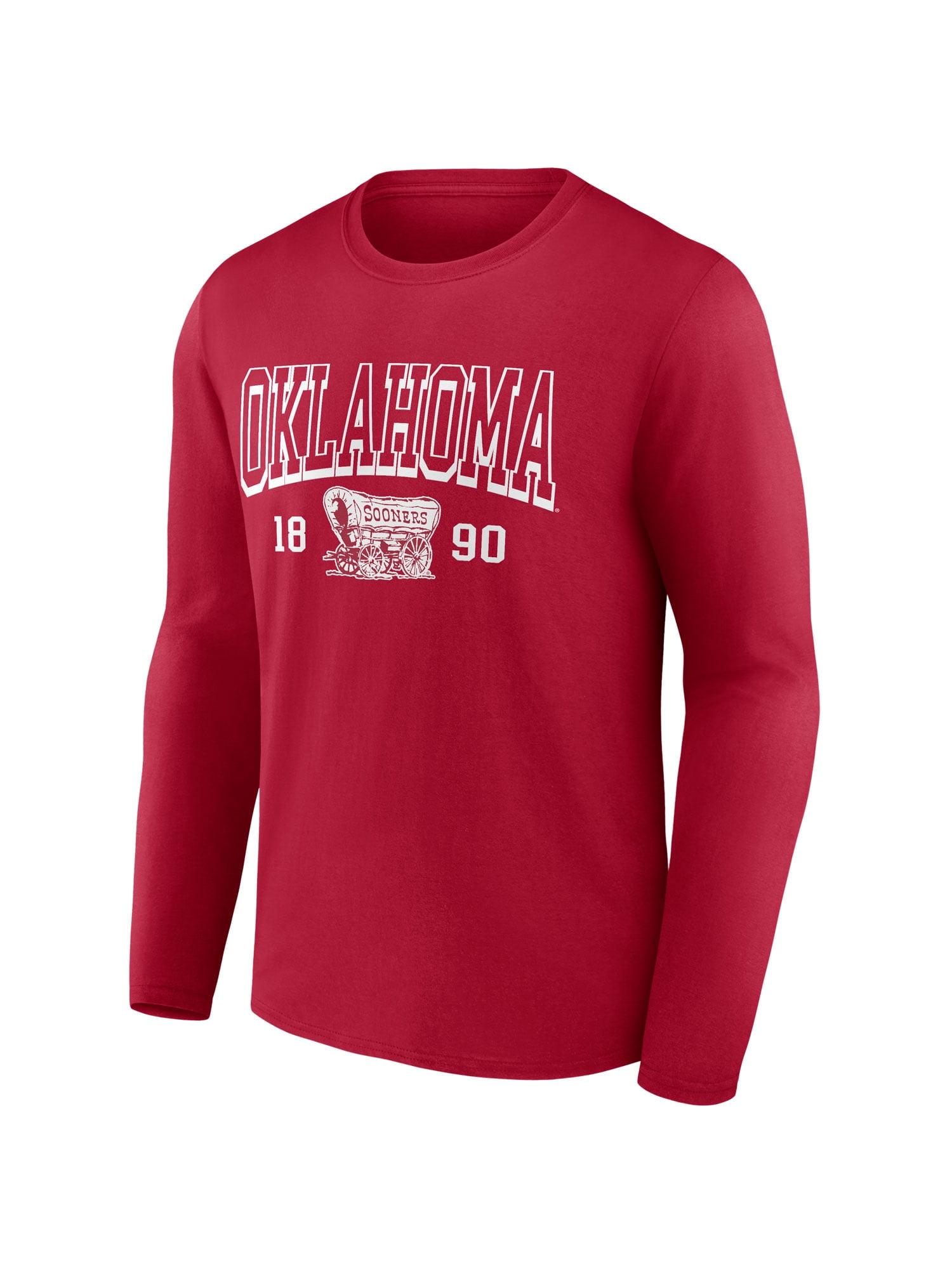 NCAA Oklahoma Sooners Men's Cotton Red Long Sleeve T-Shirt
