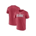 thumbnail image 1 of NCAA Oklahoma Sooners Men's Heather Red Synthetic Short Sleeve T Shirt, 1 of 3