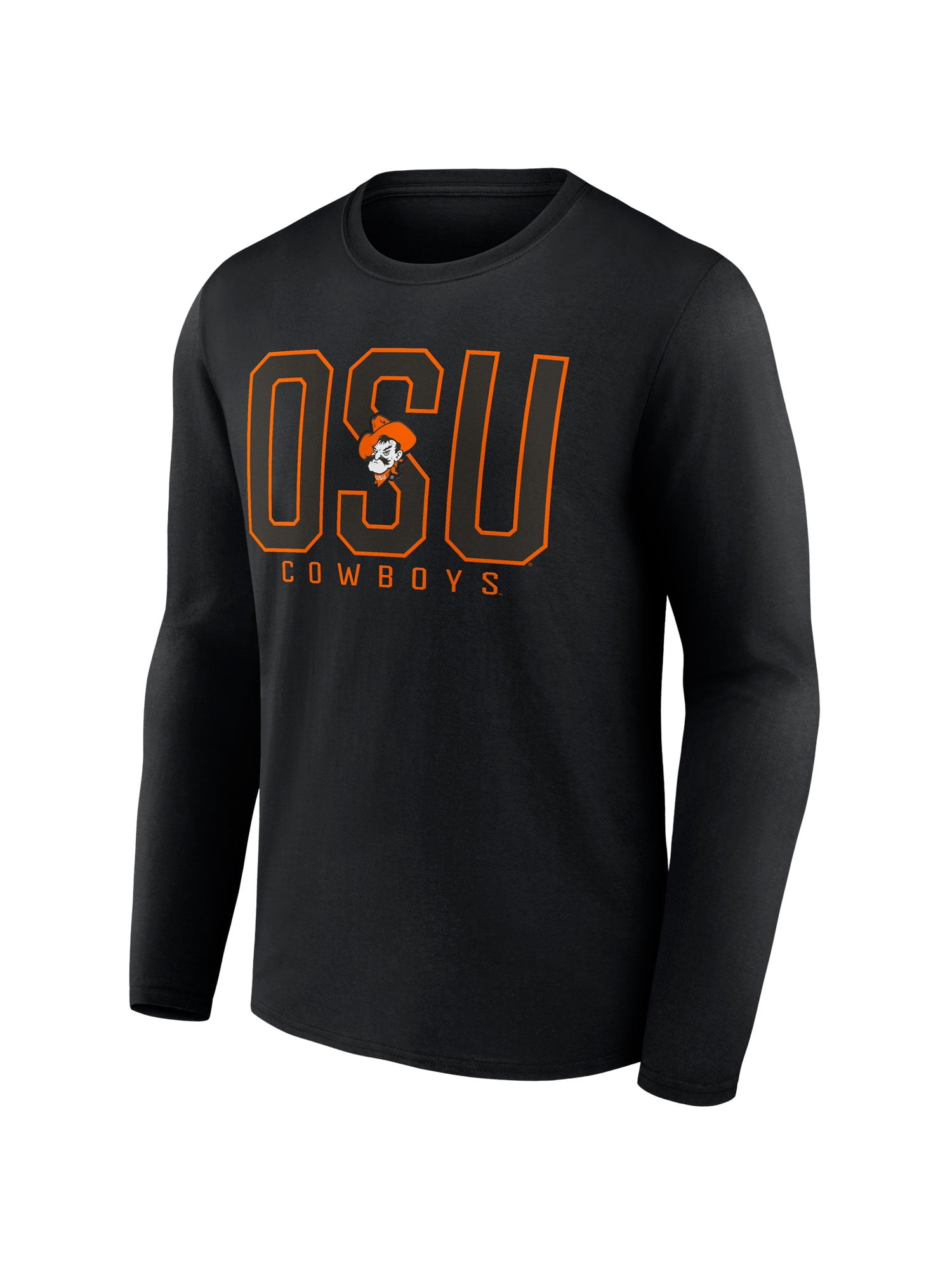 NCAA Oklahoma State Cowboys Men's Cotton Black Long Sleeve T-Shirt