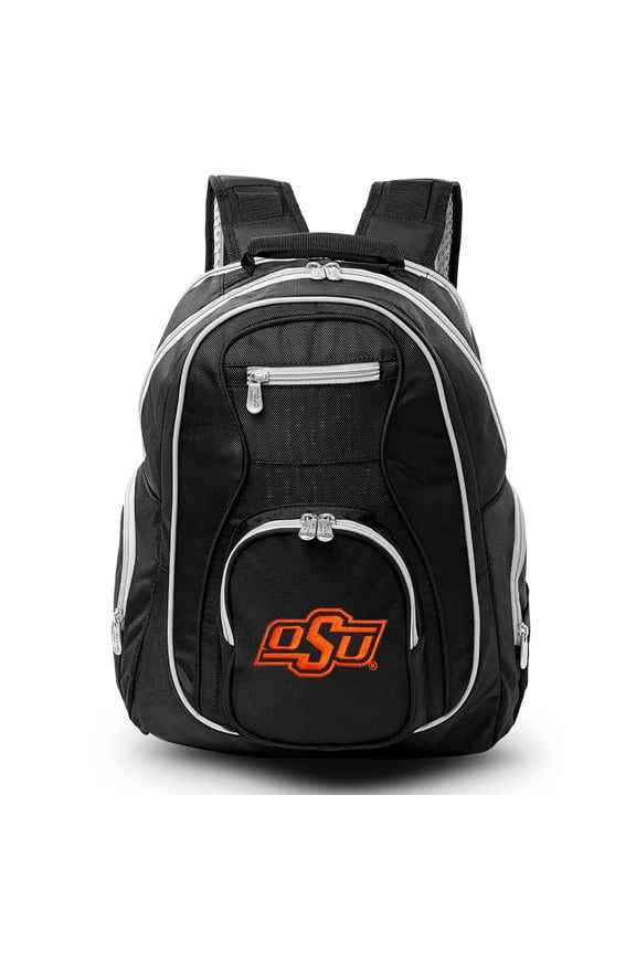 NCAA Oklahoma State Cowboys Premium Laptop Backpack with Colored Trim
