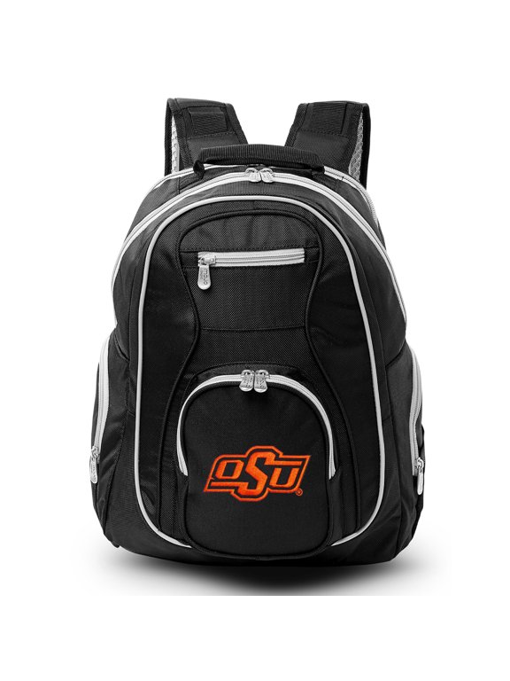 NCAA Oklahoma State Cowboys Premium Laptop Backpack with Colored Trim