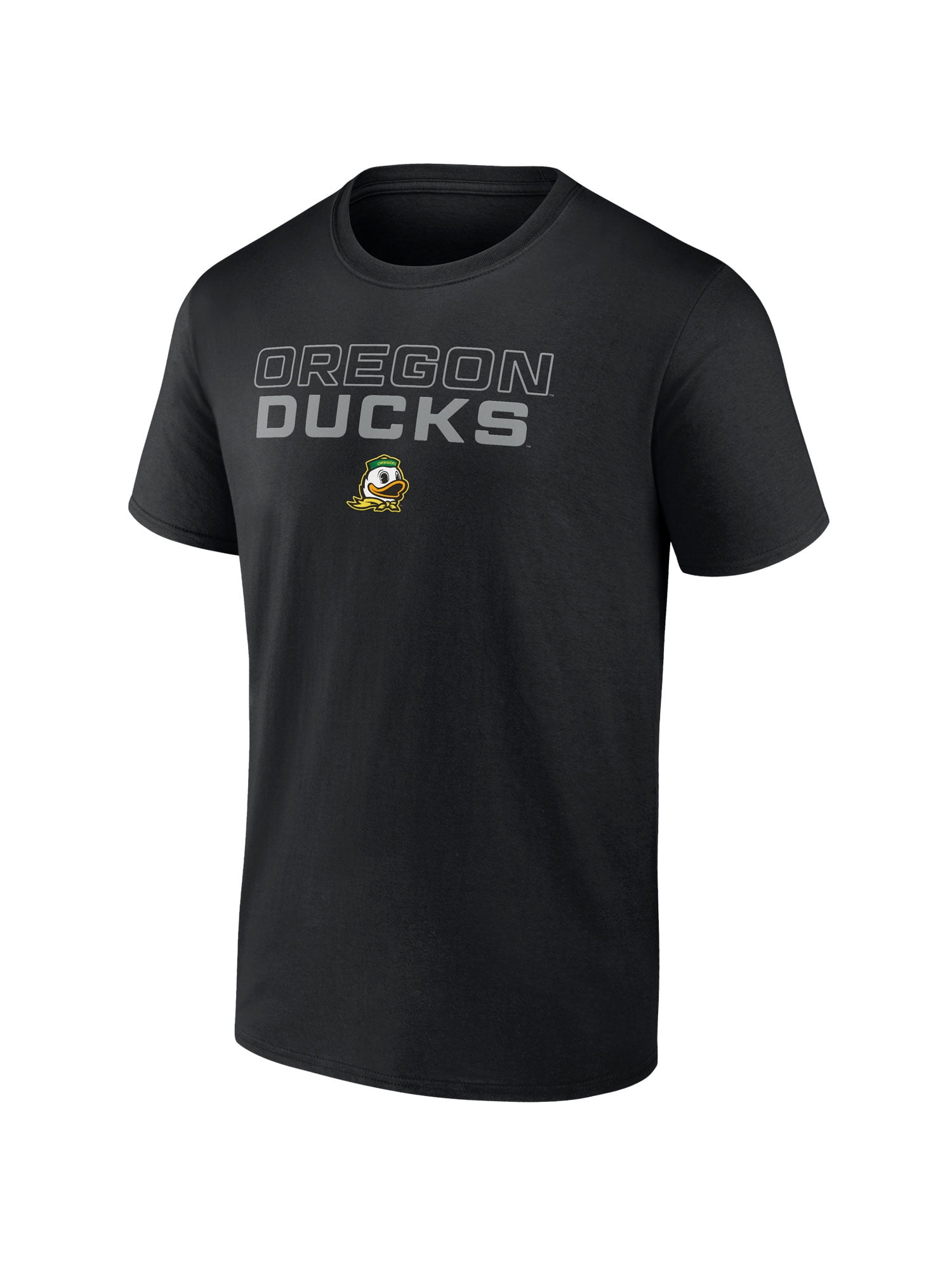 NCAA Oregon Ducks Men's Cotton Black Short Sleeve T-Shirt