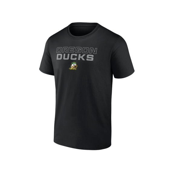 NCAA Oregon Ducks Men's Cotton Black Short Sleeve T-Shirt