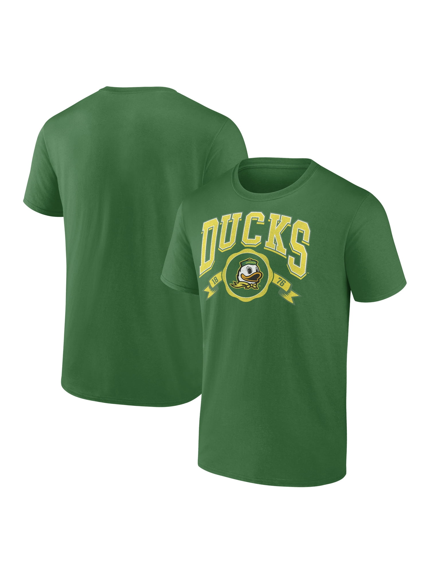 NCAA Oregon Ducks Men's Cotton Green Short Sleeve T-Shirt