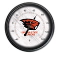 thumbnail image 1 of NCAA Oregon State Beavers 14 in. Dia. Indoor & Outdoor LED Thermometer, Black, 1 of 1